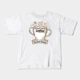 Coffee Perfect Blend Kids T-Shirt